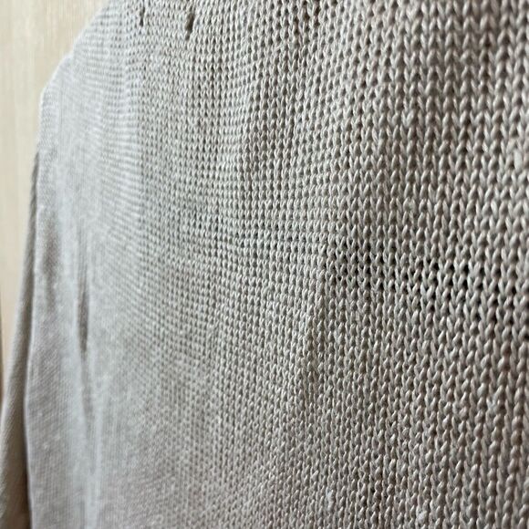 J. Jill Love Linen Knit Cardigan in Beige, size XS - VGUC - Picture 7 of 14